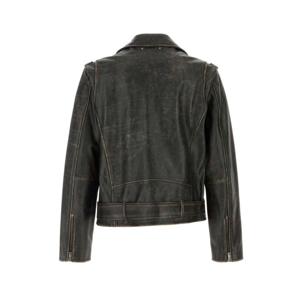 Golden Goose Deluxe Brand Men Slate Leather Jacket - Picture 2 of 2